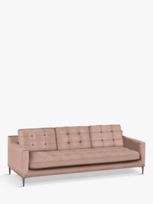 John Lewis Draper II Grand 4 Seater Sofa, Metal Leg